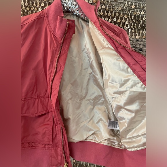 💗 GAP pink bomber jacket sz M 💗 - Picture 5 of 8